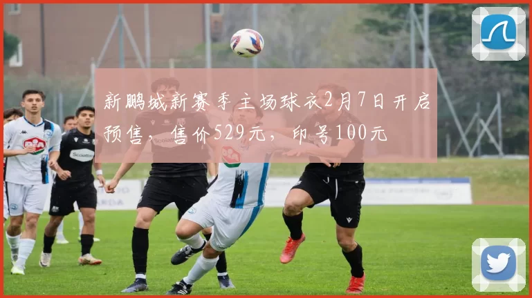 新鹏城新赛季主场球衣2月7日开启预售，售价529元，印号100元
